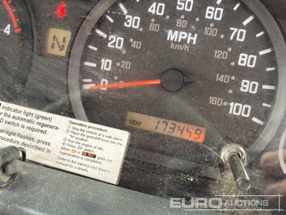 Pritsche LKW Für die Beförderung von schwere Technik 2010 Isuzu N75.190: das Bild 40