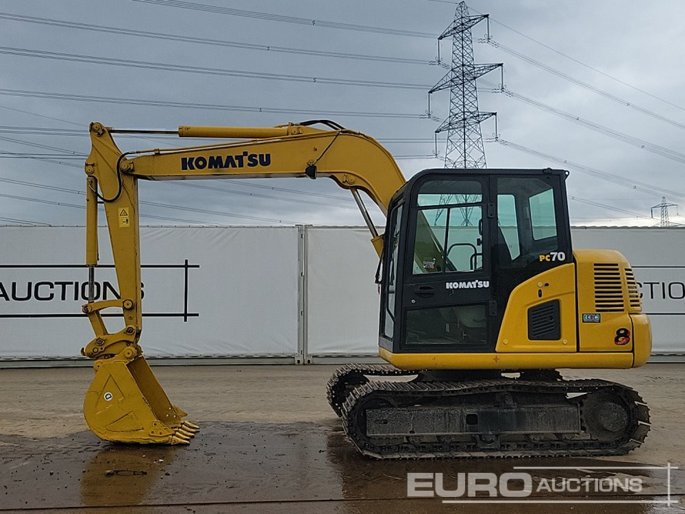 2011 Komatsu PC70-8 - Minibagger: das Bild 2 2011 Komatsu PC70-8 - Minibagger: das Bild 2