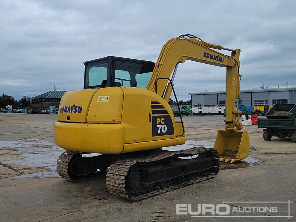 2011 Komatsu PC70-8 - Minibagger: das Bild 5 2011 Komatsu PC70-8 - Minibagger: das Bild 5