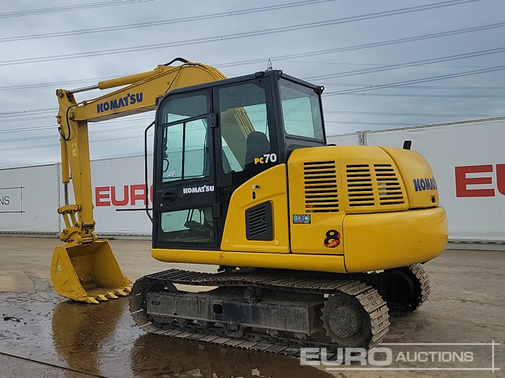2011 Komatsu PC70-8 - Minibagger: das Bild 3 2011 Komatsu PC70-8 - Minibagger: das Bild 3