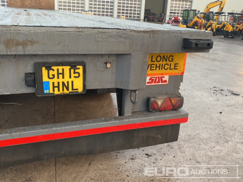 Pritschenauflieger/ Plattformauflieger 2013 SDC 45' Tri Axle Flat Trailer, Goal Post Sockets, Twist Locks, BPW Axles: das Bild 27 Pritschenauflieger/ Plattformauflieger 2013 SDC 45' Tri Axle Flat Trailer, Goal Post Sockets, Twist Locks, BPW Axles: das Bild 27