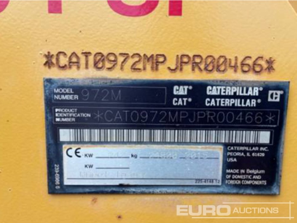 2015 CAT 972M - Radlader: das Bild 4 2015 CAT 972M - Radlader: das Bild 4