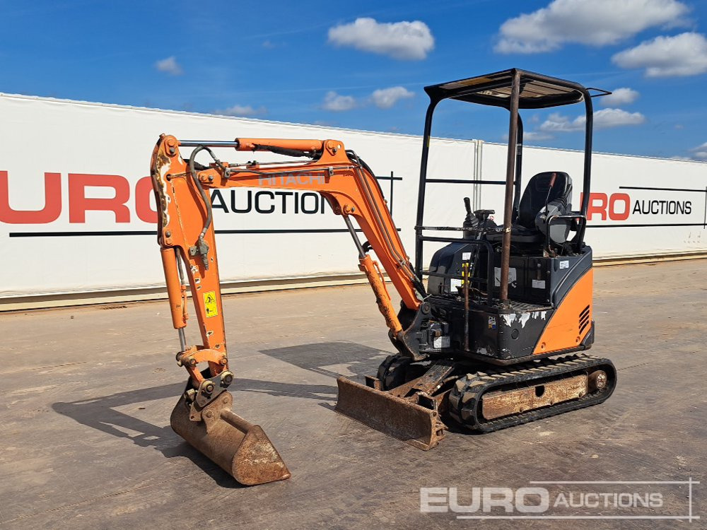 2015 Hitachi ZX17U-2 YLR - Minibagger: das Bild 1 2015 Hitachi ZX17U-2 YLR - Minibagger: das Bild 1