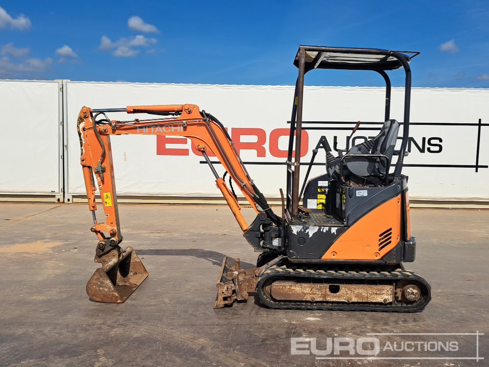 2015 Hitachi ZX17U-2 YLR - Minibagger: das Bild 2 2015 Hitachi ZX17U-2 YLR - Minibagger: das Bild 2