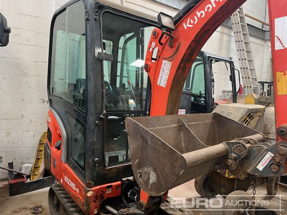 2016 Kubota KX016-4 - Minibagger: das Bild 4 2016 Kubota KX016-4 - Minibagger: das Bild 4