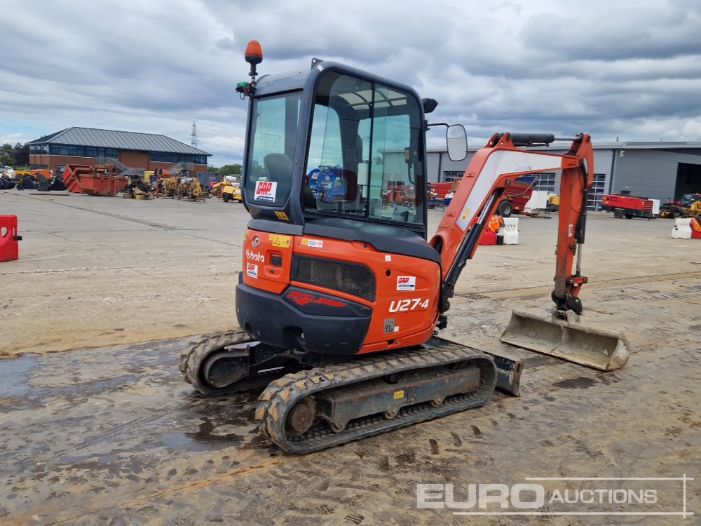 2016 Kubota U27-4 - Minibagger: das Bild 5 2016 Kubota U27-4 - Minibagger: das Bild 5