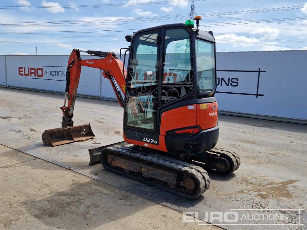 2016 Kubota U27-4 - Minibagger: das Bild 3 2016 Kubota U27-4 - Minibagger: das Bild 3