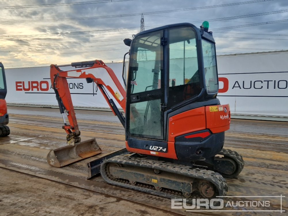 2016 Kubota U27-4 - Minibagger: das Bild 3 2016 Kubota U27-4 - Minibagger: das Bild 3