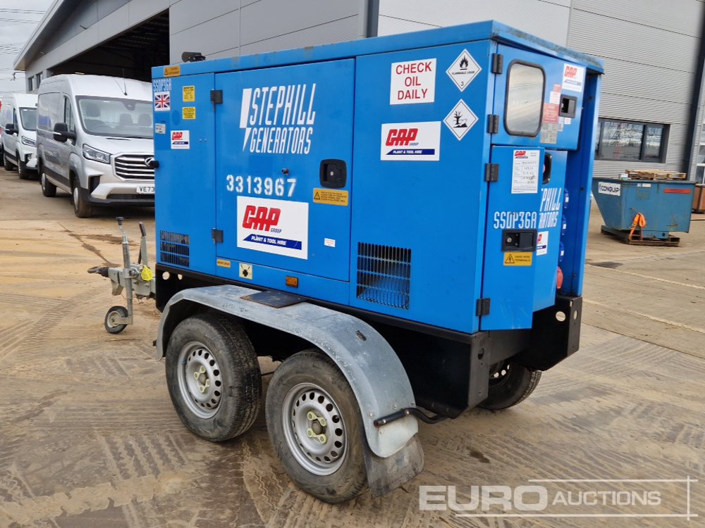 2016 Stephill generators 36kVA Twin Axle Generator, Perkins Engine (Electrical Fault) - Stromgenerator: das Bild 3 2016 Stephill generators 36kVA Twin Axle Generator, Perkins Engine (Electrical Fault) - Stromgenerator: das Bild 3