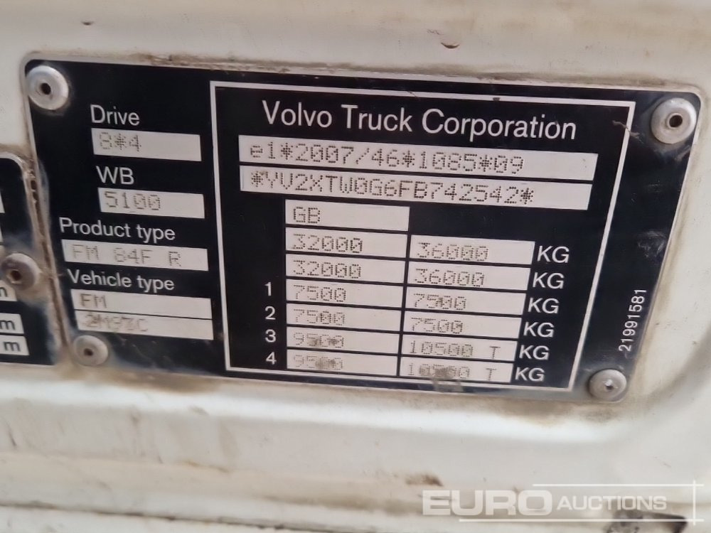 Kipper 2016 Volvo FMX: das Bild 36