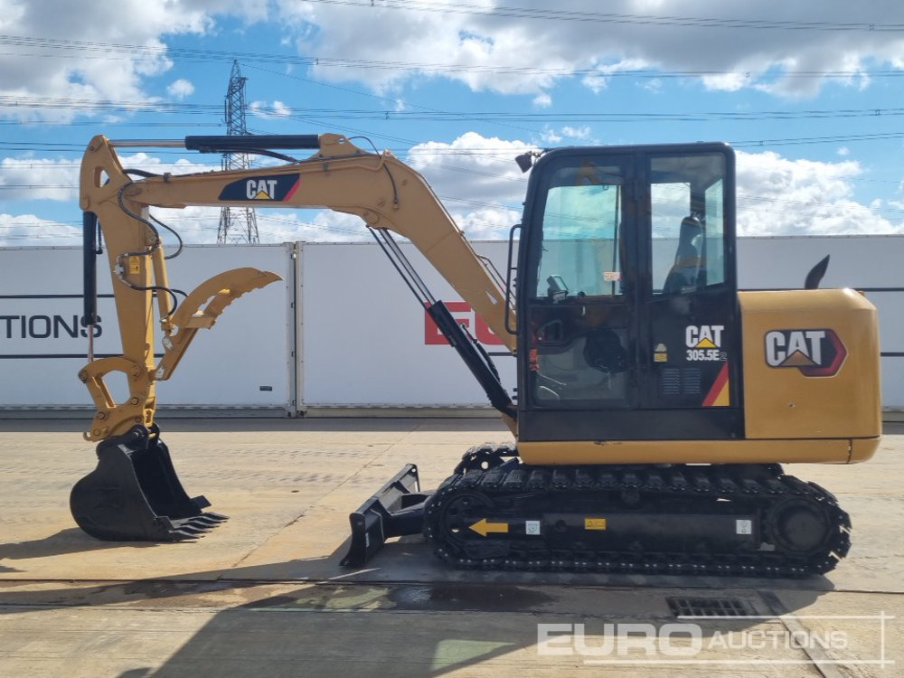 2017 CAT 305.5E2 - Minibagger: das Bild 2 2017 CAT 305.5E2 - Minibagger: das Bild 2