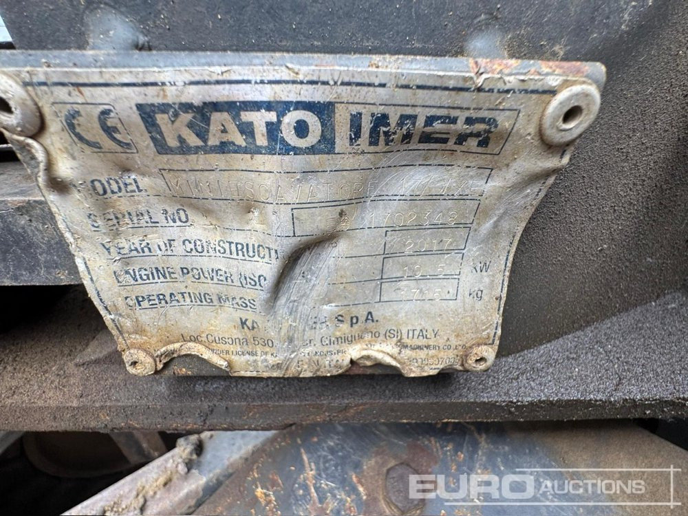 2017 Kato 17VXE - Minibagger: das Bild 5 2017 Kato 17VXE - Minibagger: das Bild 5