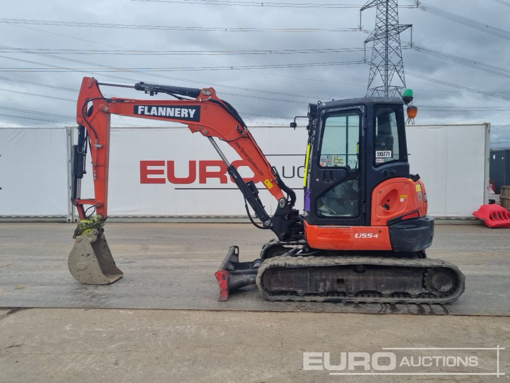 2017 Kubota U55-4 - Minibagger: das Bild 2 2017 Kubota U55-4 - Minibagger: das Bild 2