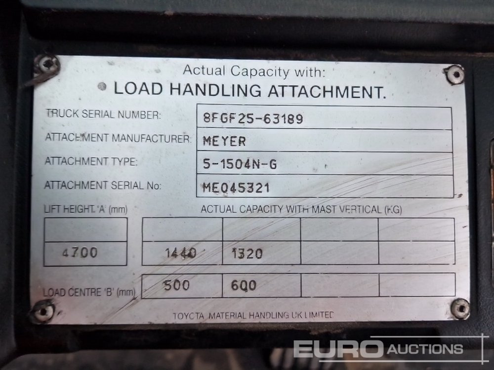 Gabelstapler 2017 Toyota 02-8FGF20: das Bild 38 Gabelstapler 2017 Toyota 02-8FGF20: das Bild 38