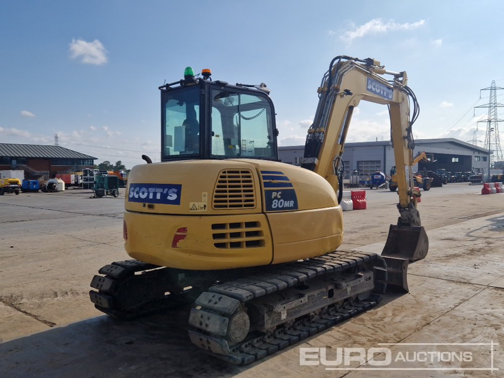 2018 Komatsu PC80MR-5 - Minibagger: das Bild 5 2018 Komatsu PC80MR-5 - Minibagger: das Bild 5