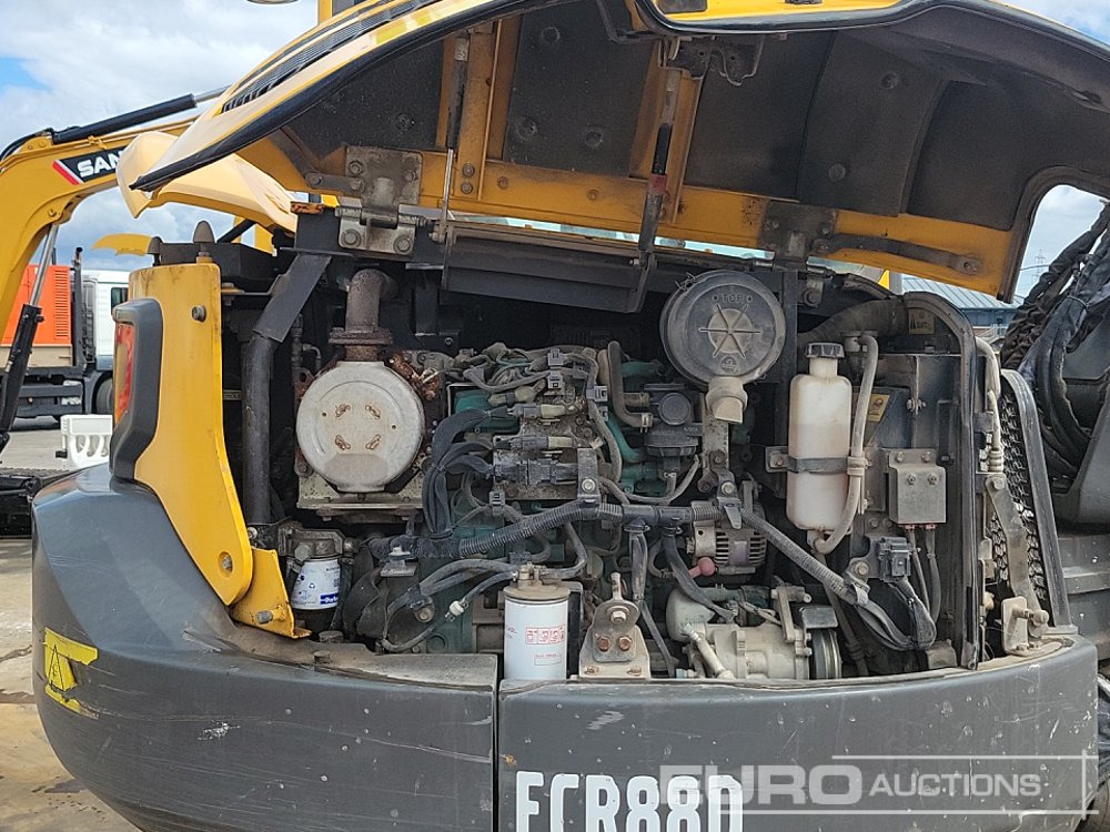 Minibagger 2018 Volvo ECR88D: das Bild 46