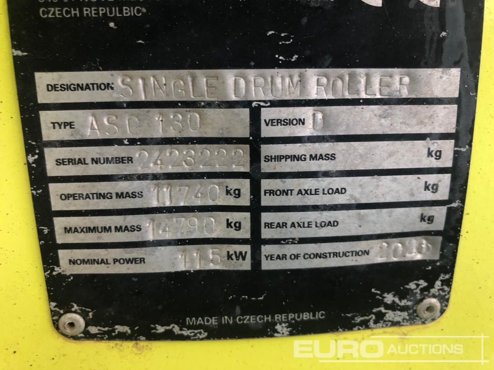 2020 Ammann ASC130 - Walzen: das Bild 4 2020 Ammann ASC130 - Walzen: das Bild 4