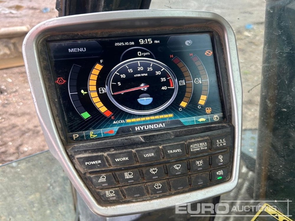 Kettenbagger 2020 Hyundai HX130LCR: das Bild 15