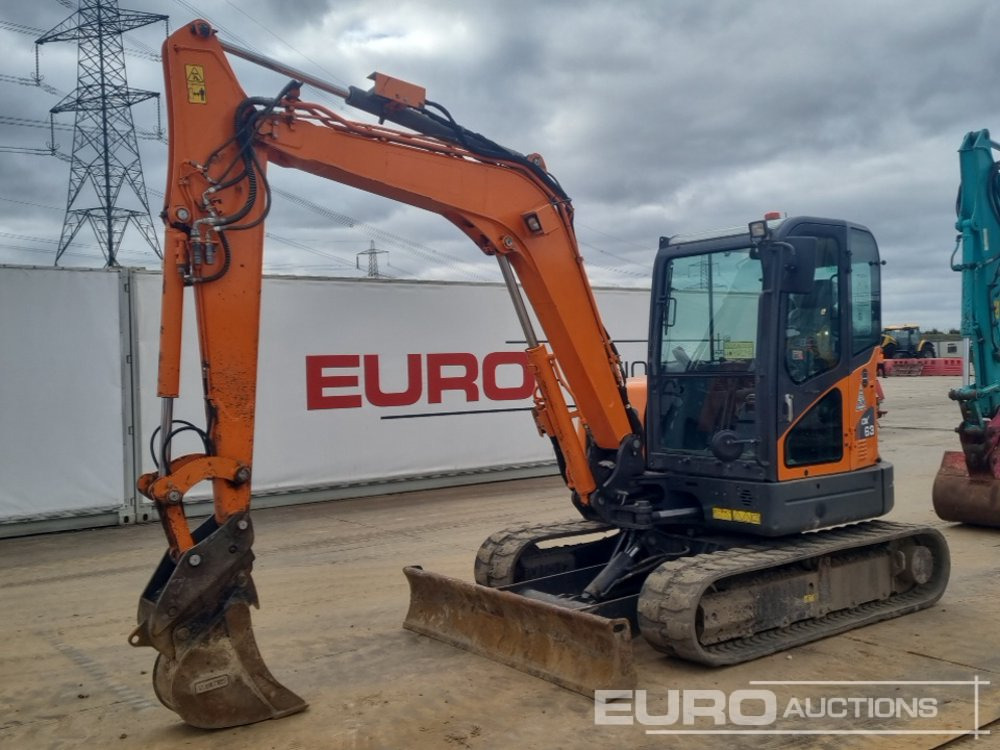 2021 Doosan DX63-3 - Minibagger: das Bild 1 2021 Doosan DX63-3 - Minibagger: das Bild 1
