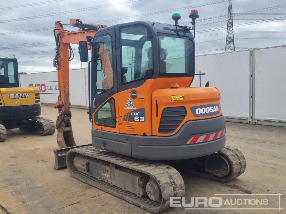 2021 Doosan DX63-3 - Minibagger: das Bild 3 2021 Doosan DX63-3 - Minibagger: das Bild 3
