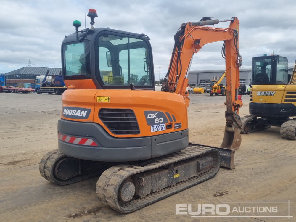 2021 Doosan DX63-3 - Minibagger: das Bild 5 2021 Doosan DX63-3 - Minibagger: das Bild 5