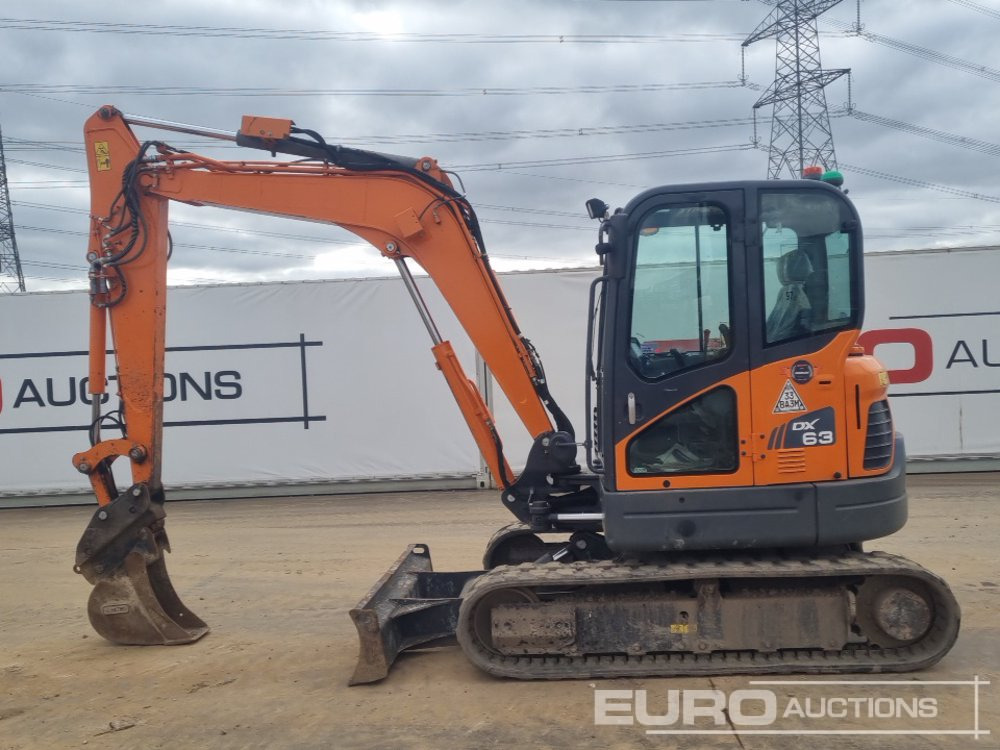2021 Doosan DX63-3 - Minibagger: das Bild 2 2021 Doosan DX63-3 - Minibagger: das Bild 2