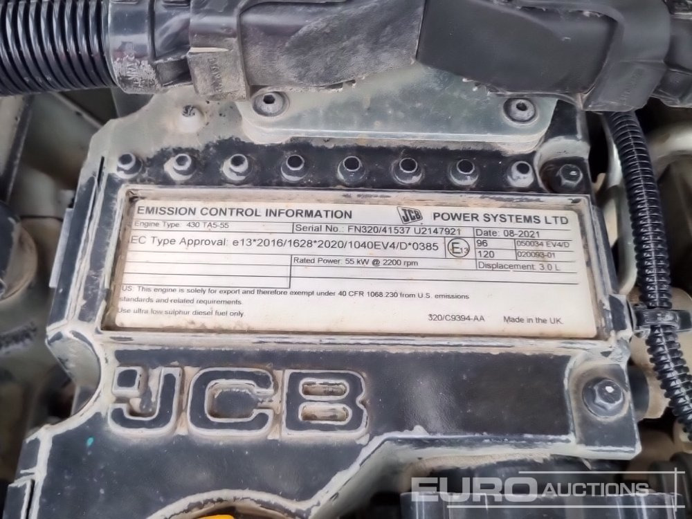 Teleskoplader 2021 JCB 540-140 Hi Viz: das Bild 33 Teleskoplader 2021 JCB 540-140 Hi Viz: das Bild 33