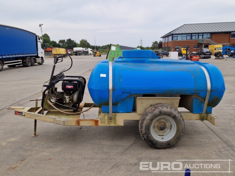2021 Trailer Engineering Single Axle Plastic Water Bowser, Yanmar Pressure Washer - Hochdruckreiniger: das Bild 2 2021 Trailer Engineering Single Axle Plastic Water Bowser, Yanmar Pressure Washer - Hochdruckreiniger: das Bild 2