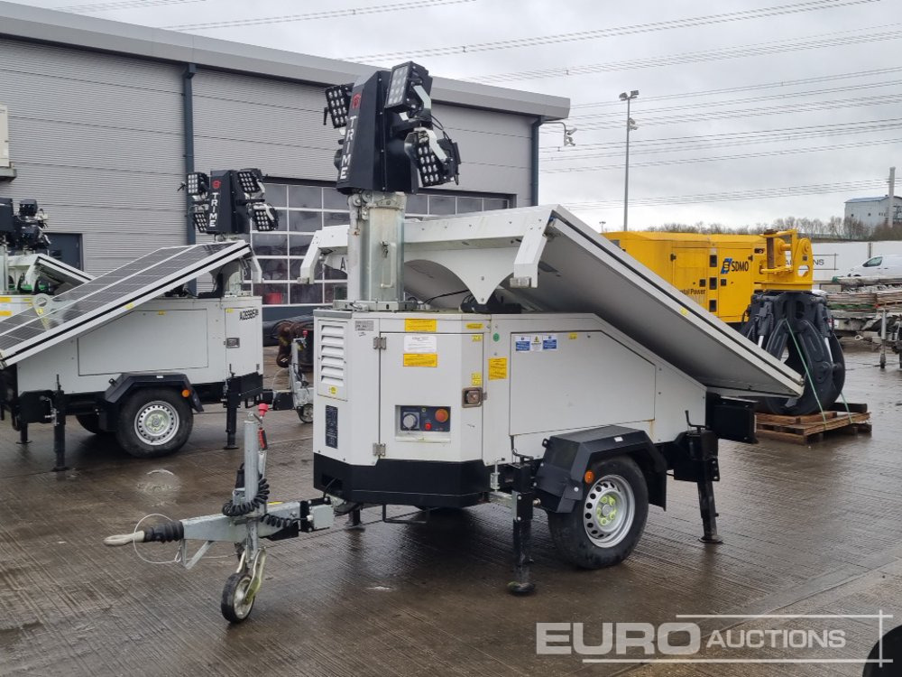 2022 Trime X-Solar Single Axle Solar Powered LED Lighting Tower - Lichtmasten: das Bild 1 2022 Trime X-Solar Single Axle Solar Powered LED Lighting Tower - Lichtmasten: das Bild 1