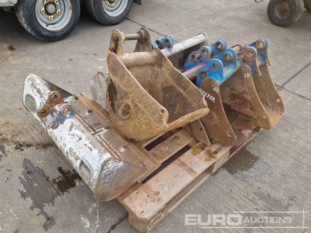 Schaufel 36", 30", 24" Ditching, 12", 12", 10" Digging Bucket 25/30mm Pin to suit Mini Excavator: das Bild 7