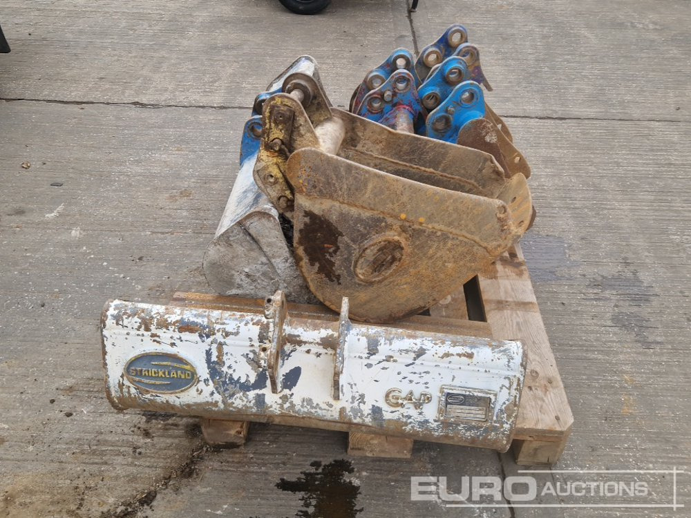 Schaufel 36", 30", 24" Ditching, 12", 12", 10" Digging Bucket 25/30mm Pin to suit Mini Excavator: das Bild 6