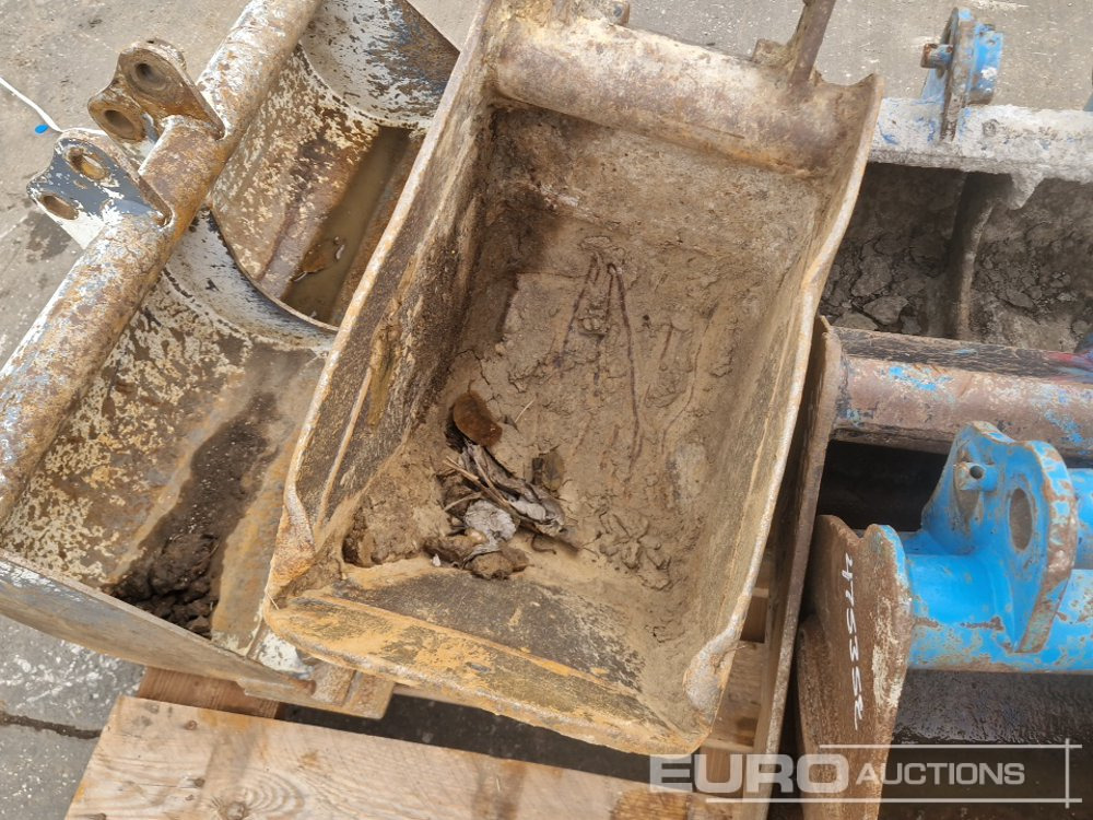 Schaufel 36", 30", 24" Ditching, 12", 12", 10" Digging Bucket 25/30mm Pin to suit Mini Excavator: das Bild 14