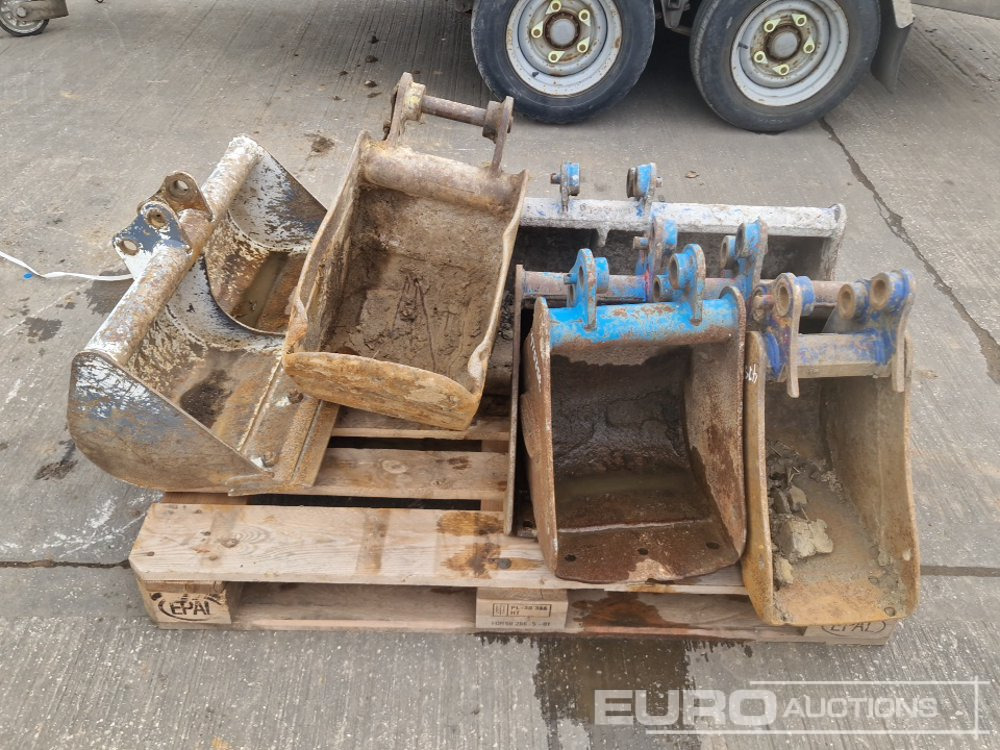 Schaufel 36", 30", 24" Ditching, 12", 12", 10" Digging Bucket 25/30mm Pin to suit Mini Excavator: das Bild 8