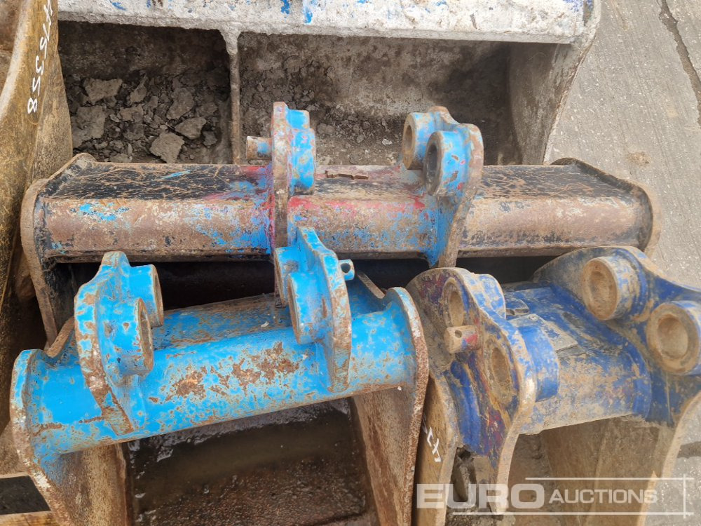 Schaufel 36", 30", 24" Ditching, 12", 12", 10" Digging Bucket 25/30mm Pin to suit Mini Excavator: das Bild 10