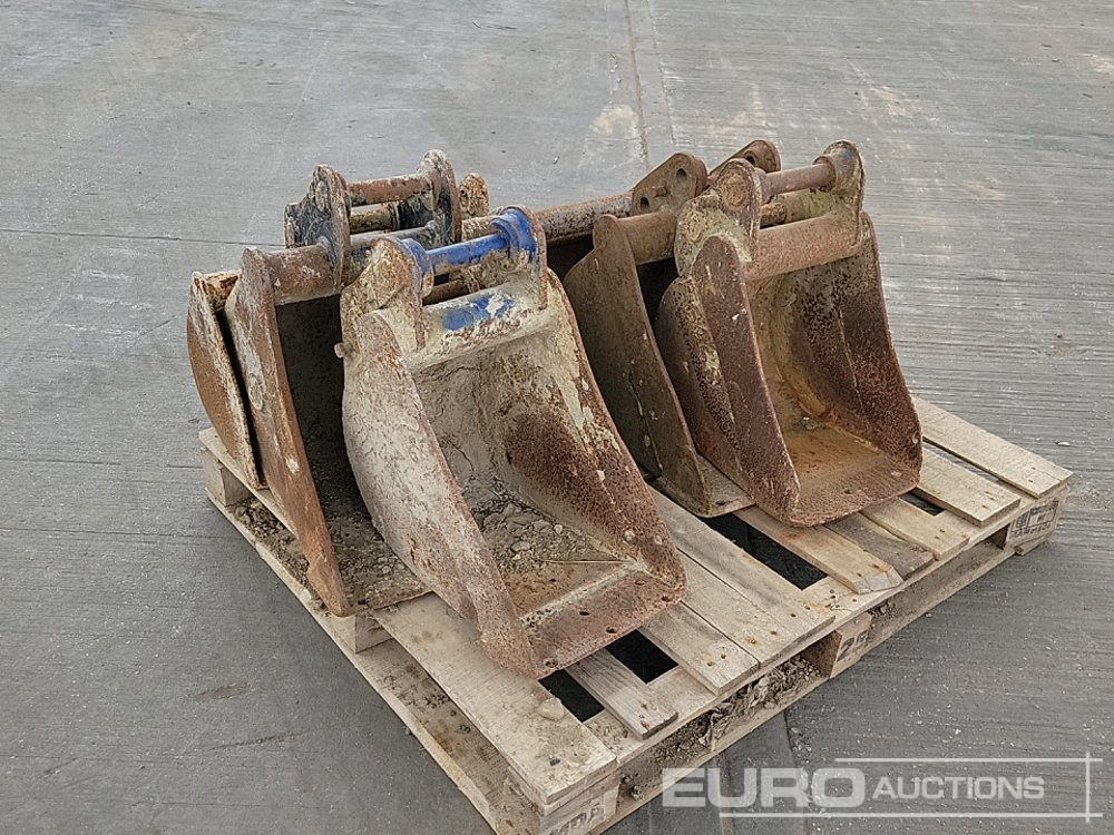 Schaufel 36" Ditching, 18", 18", 12", 12" Digging Bucket 30-35mm Pin to suit Mini Excavator: das Bild 7