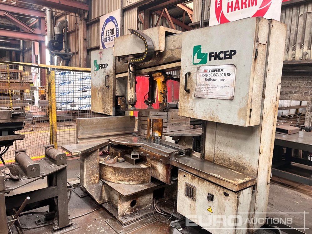 2007 Ficep 303DZ Drill, 603LBH Saw (Sold Offiste - Collection from Coalisland Road, Dungannon, BT71 4DR. Switch off date 30th June - Buyer to decommission and collect before 18th July. Contact Martin - Andere Technik: das Bild 4 2007 Ficep 303DZ Drill, 603LBH Saw (Sold Offiste - Collection from Coalisland Road, Dungannon, BT71 4DR. Switch off date 30th June - Buyer to decommission and collect before 18th July. Contact Martin - Andere Technik: das Bild 4