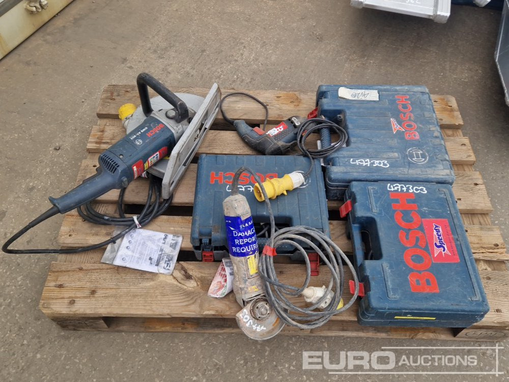Baugeräte Bosch 110 Volt Grinder (2 of), 110 Volt Screwdriver (3 of), 110 Volt Hammer Drill: das Bild 8