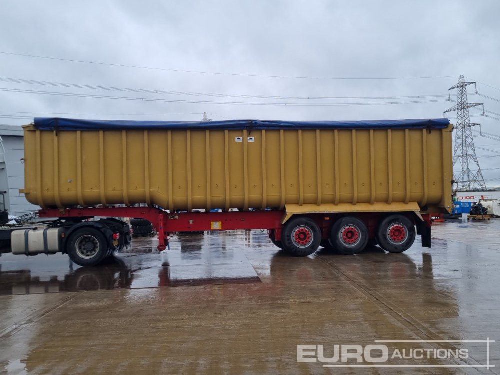 Fruehauf Tri Axle Bulk Tipping Trailer, Easy Sheet - Kipper Auflieger: das Bild 2 Fruehauf Tri Axle Bulk Tipping Trailer, Easy Sheet - Kipper Auflieger: das Bild 2