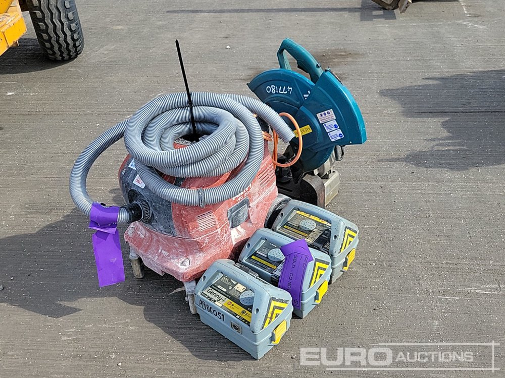 Hilti VC 20-U 110Volt Vacuum Cleaner, Makita LW1400 110Vot Chop Saw, Radio Cable Detector (3 of) - Baugeräte: das Bild 1 Hilti VC 20-U 110Volt Vacuum Cleaner, Makita LW1400 110Vot Chop Saw, Radio Cable Detector (3 of) - Baugeräte: das Bild 1