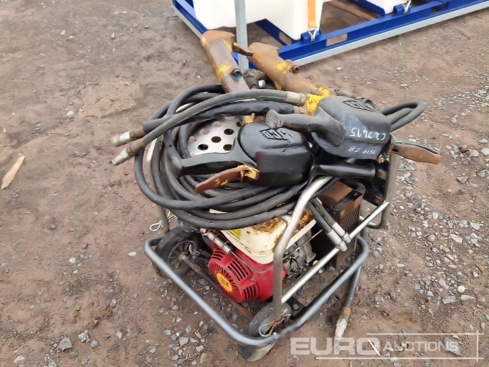 JCB Beaver Petrol Hydraulic Power Pack, Hose, 2x Breakers - Asphalttechnik: das Bild 5 JCB Beaver Petrol Hydraulic Power Pack, Hose, 2x Breakers - Asphalttechnik: das Bild 5