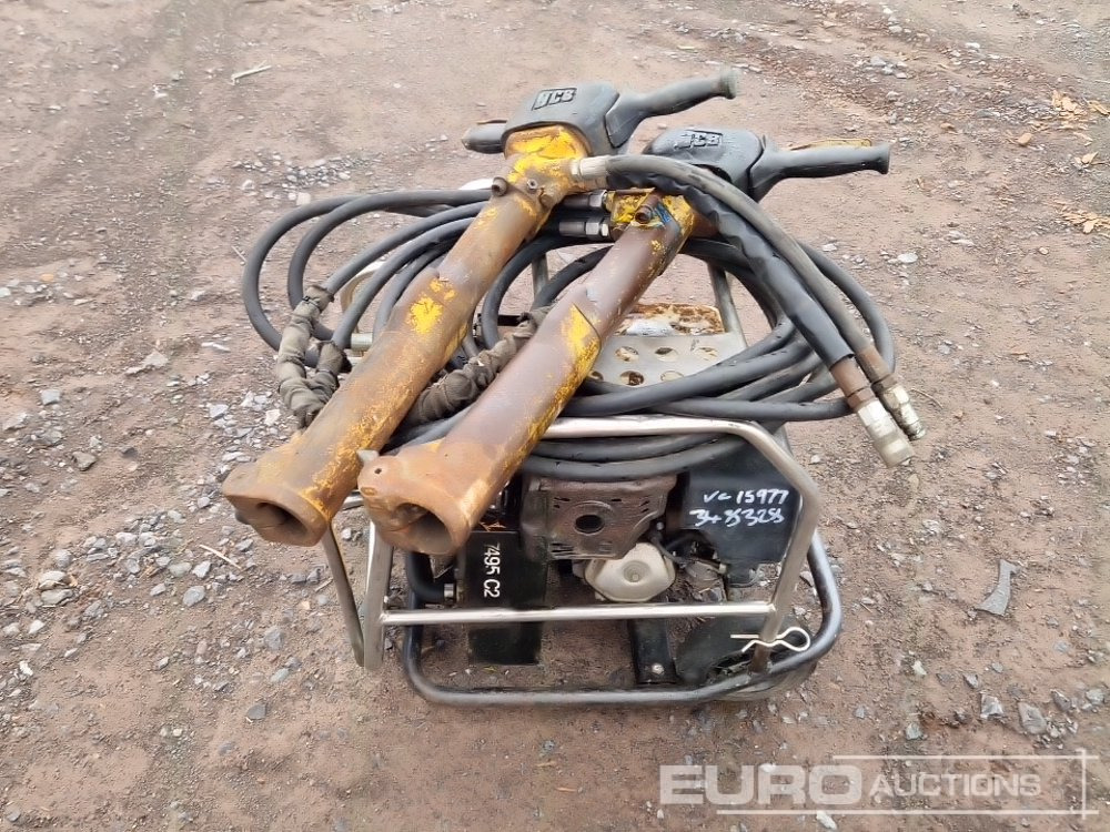 JCB Beaver Petrol Hydraulic Power Pack, Hose, 2x Breakers - Asphalttechnik: das Bild 2 JCB Beaver Petrol Hydraulic Power Pack, Hose, 2x Breakers - Asphalttechnik: das Bild 2