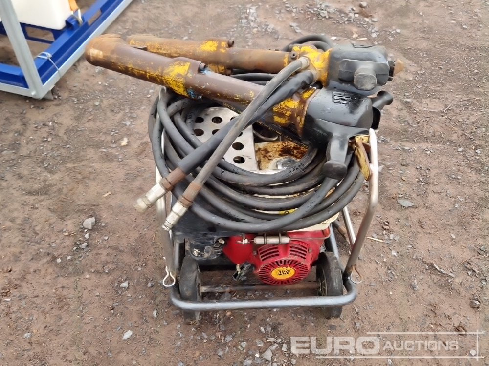 JCB Beaver Petrol Hydraulic Power Pack, Hose, 2x Breakers - Asphalttechnik: das Bild 4 JCB Beaver Petrol Hydraulic Power Pack, Hose, 2x Breakers - Asphalttechnik: das Bild 4