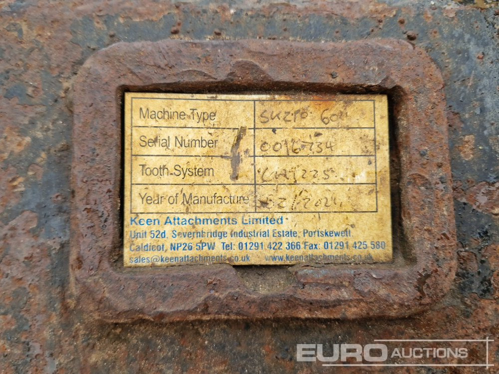 Schaufel Keen 60" Digging Bucket 80mm Pin to suit 20 Ton Excavator: das Bild 14