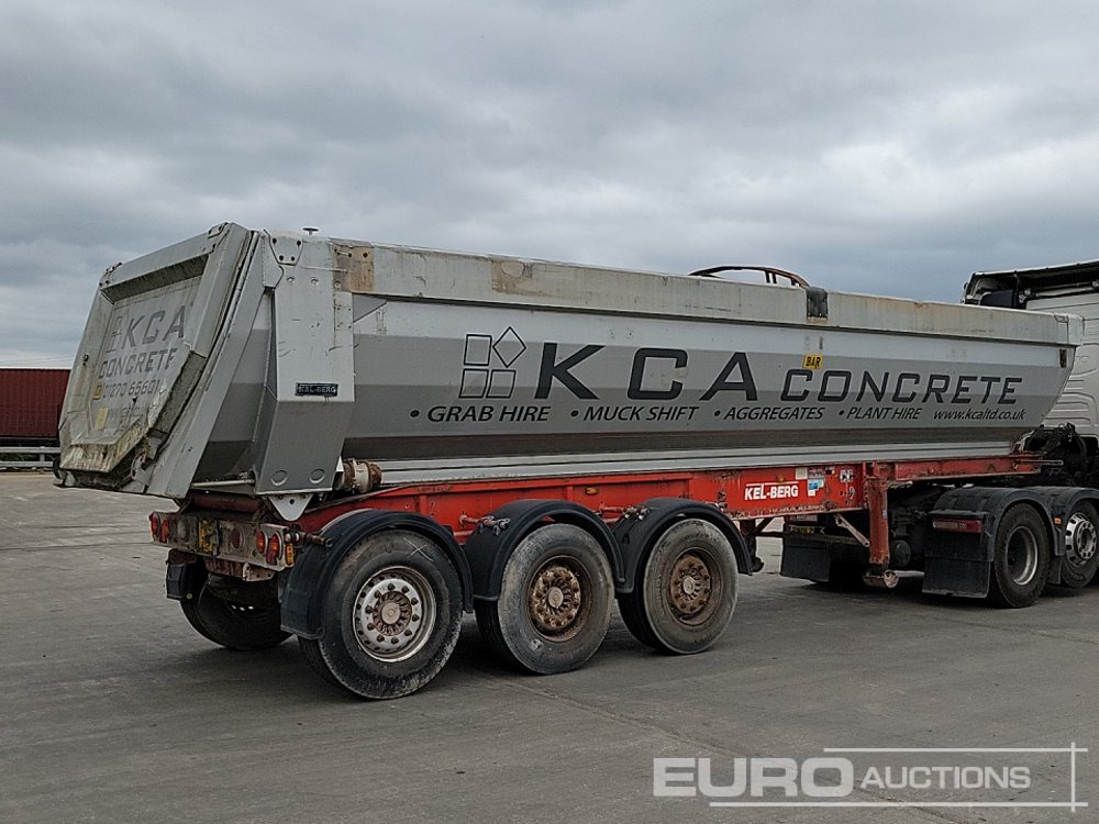 Kel-berg Tri Axle Bulk Tipping Trailer, Aluminium Body, Tail Gate - Kipper Auflieger: das Bild 5 Kel-berg Tri Axle Bulk Tipping Trailer, Aluminium Body, Tail Gate - Kipper Auflieger: das Bild 5