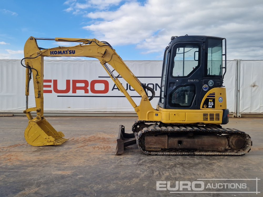 Komatsu PC55MR-2 - Minibagger: das Bild 2 Komatsu PC55MR-2 - Minibagger: das Bild 2