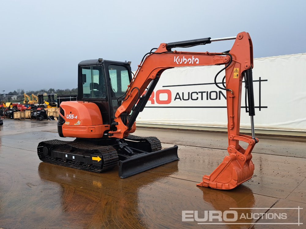 Minibagger Kubota U55-4: das Bild 7