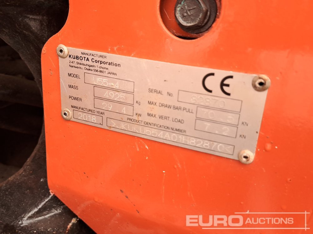 Minibagger Kubota U55-4: das Bild 47