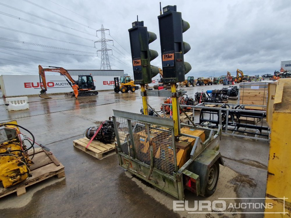 Pike Single Axle Traffic Light System Trailer, Ramp - Baumaschinenanhänger: das Bild 5 Pike Single Axle Traffic Light System Trailer, Ramp - Baumaschinenanhänger: das Bild 5