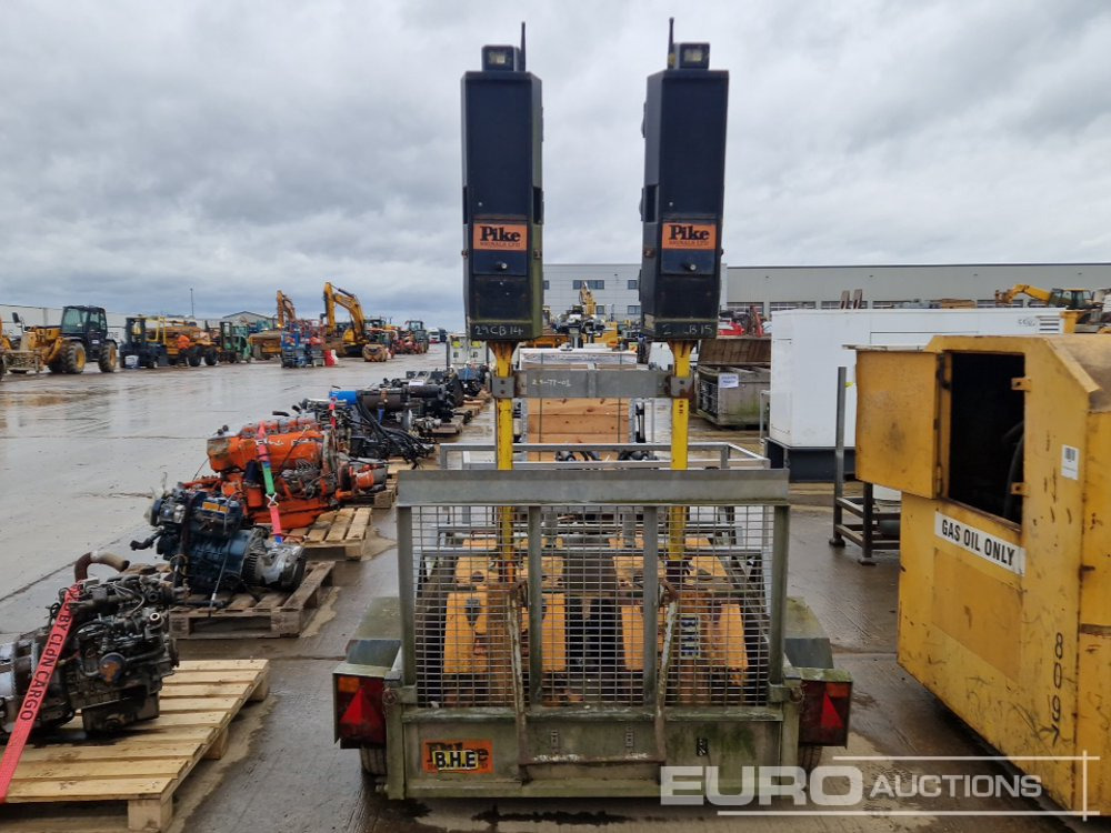 Pike Single Axle Traffic Light System Trailer, Ramp - Baumaschinenanhänger: das Bild 4 Pike Single Axle Traffic Light System Trailer, Ramp - Baumaschinenanhänger: das Bild 4