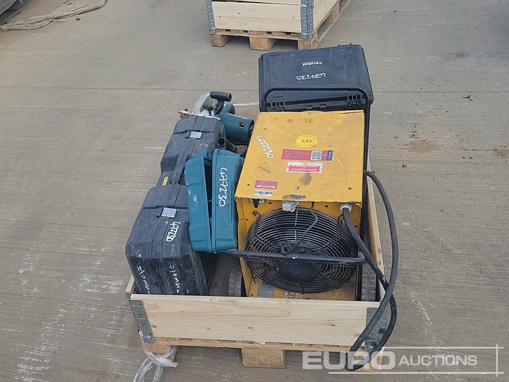 Probst FXAH120 Cordless Vacuum Lift (3 of), Makita 110 Volt Circular Saw, Makita Cordless Resipricating Saw, 415 Volt Masters Space Heater, 110 Volt Milwaukee Hammer Drill - Baugeräte: das Bild 4 Probst FXAH120 Cordless Vacuum Lift (3 of), Makita 110 Volt Circular Saw, Makita Cordless Resipricating Saw, 415 Volt Masters Space Heater, 110 Volt Milwaukee Hammer Drill - Baugeräte: das Bild 4
